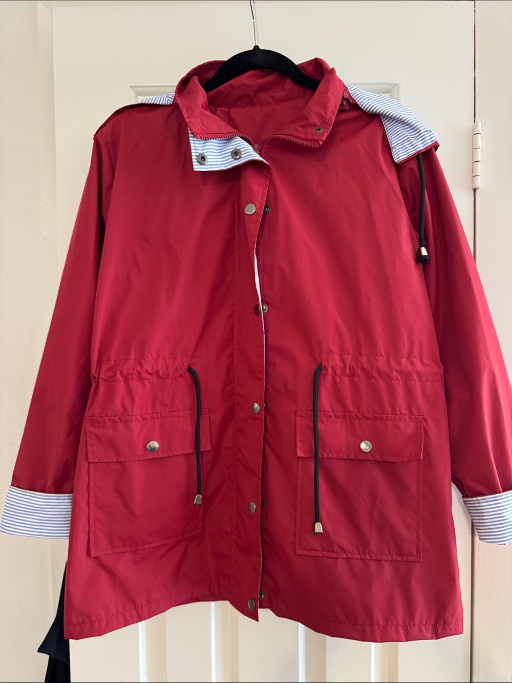 Red Women’s Lightweight Rain Jacket